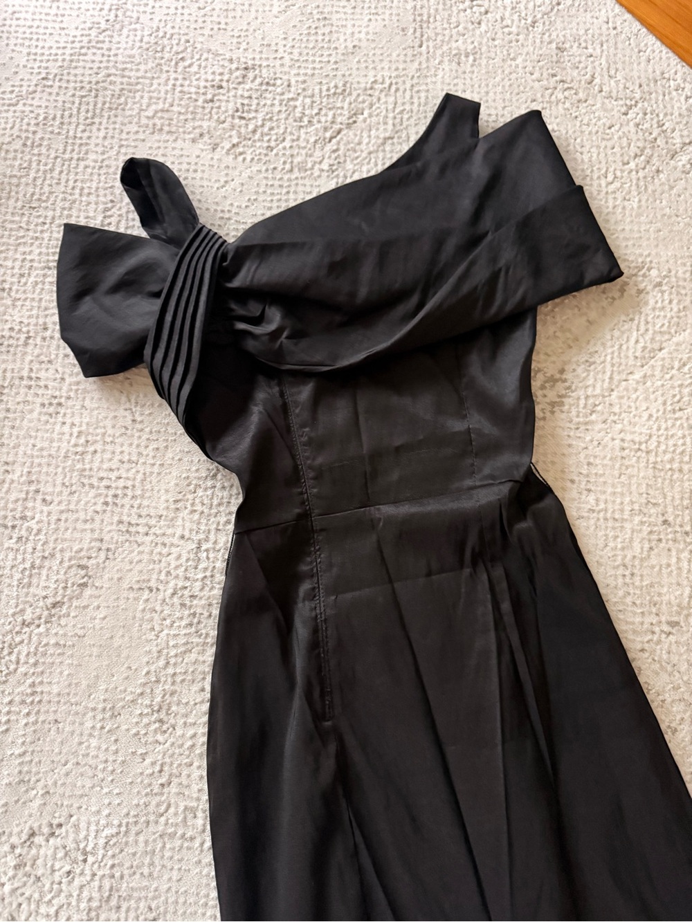NEW Black off the Shoulder Evening Dress